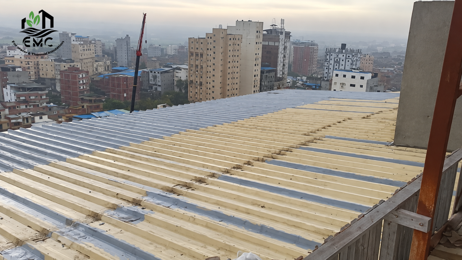 مشروع عزل وتأهيل السطح المعدني – برج الحلو