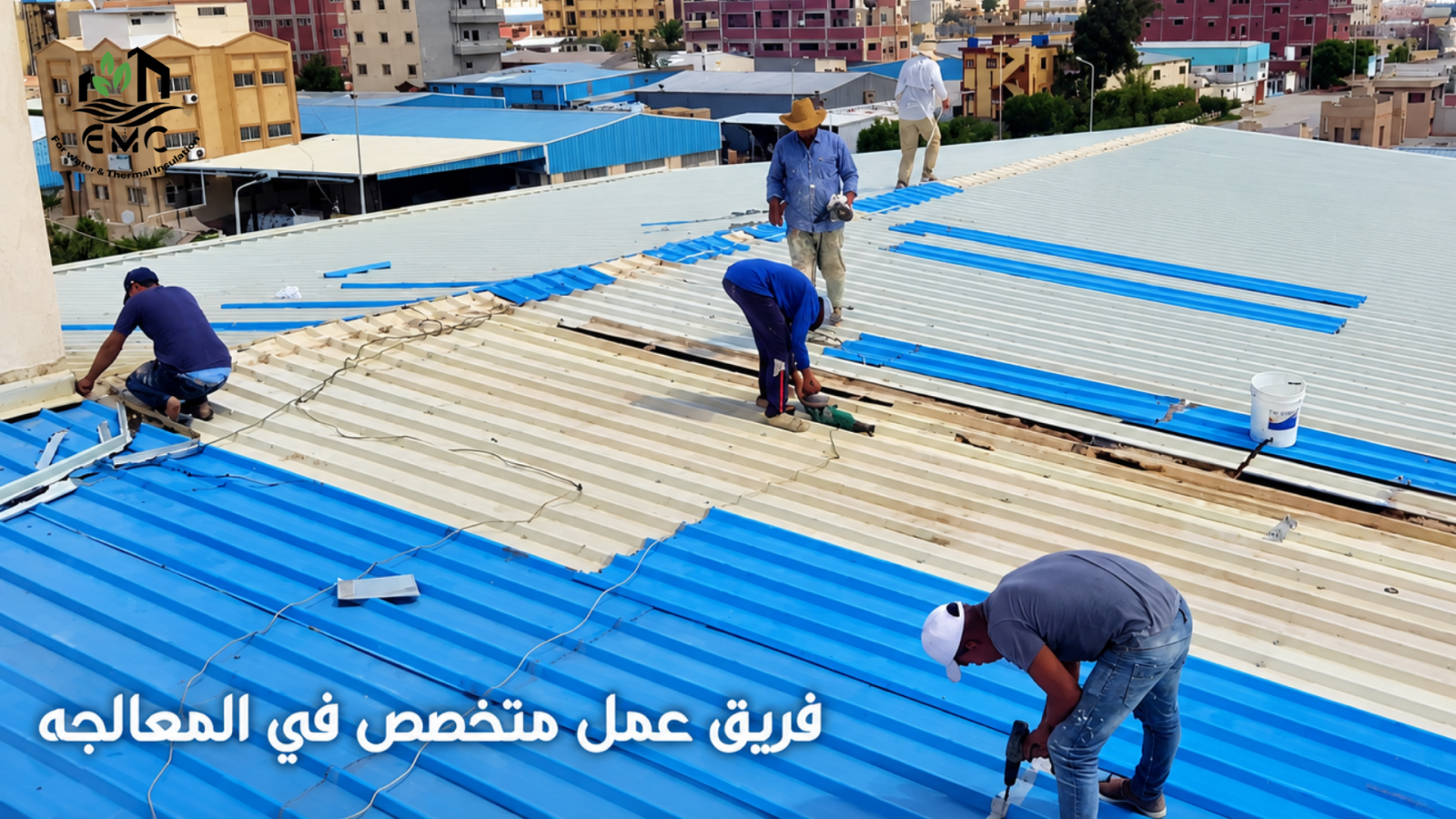مشروع العزل الحراري والمائي للسطح المعدني – معمل تفريخ عياد 20