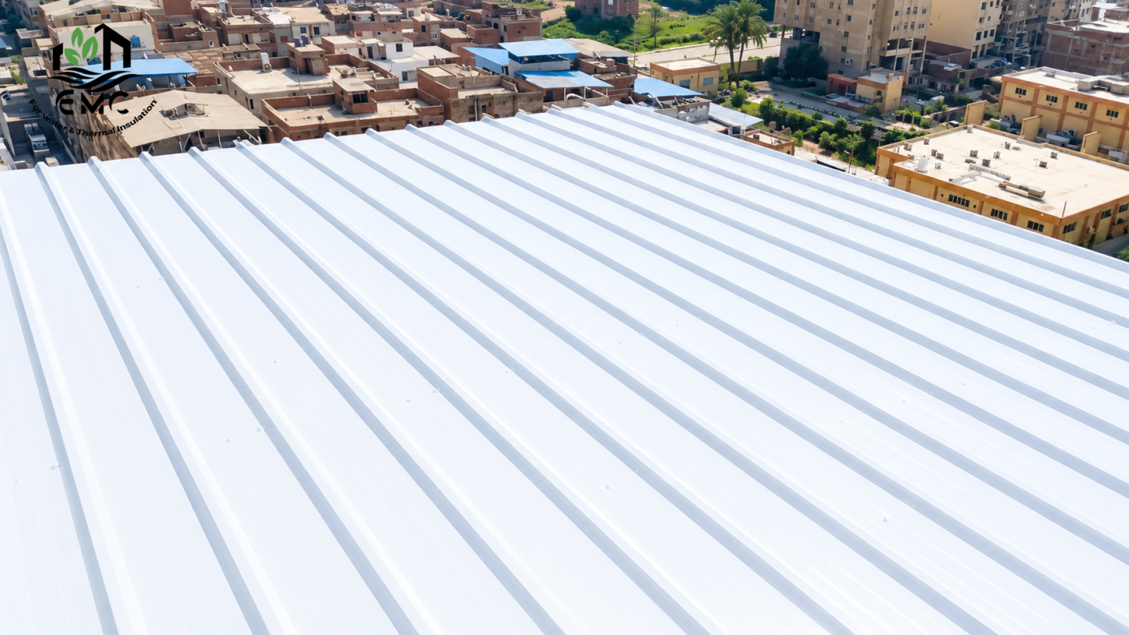 مشروع عزل وتأهيل السطح المعدني – برج الحلو 20