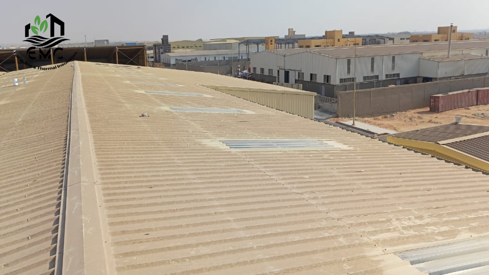مشروع العزل الحراري والمائي للسطح المعدني – مصنع تراي كيم للكيماويات 20